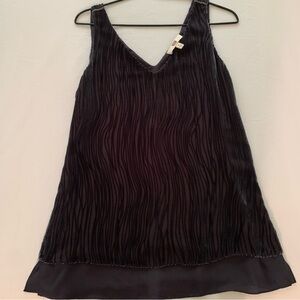 Etcetera sleeveless top. Sheer blue, lined size 8